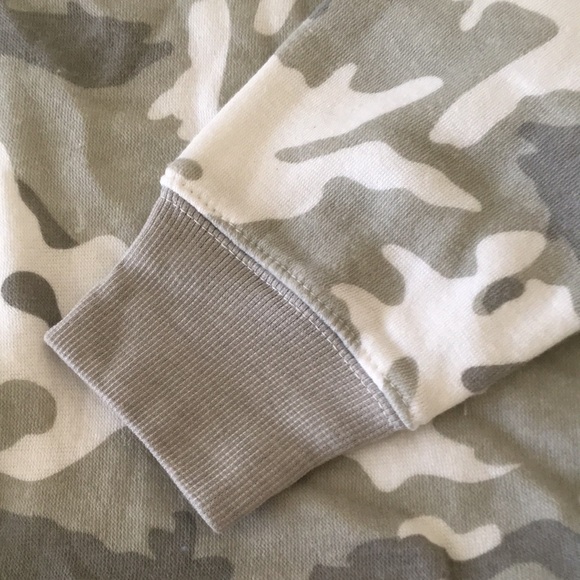 Ocean Drive Crewneck Sweatshirt Oversized Camouflage Medium - Picture 10 of 13